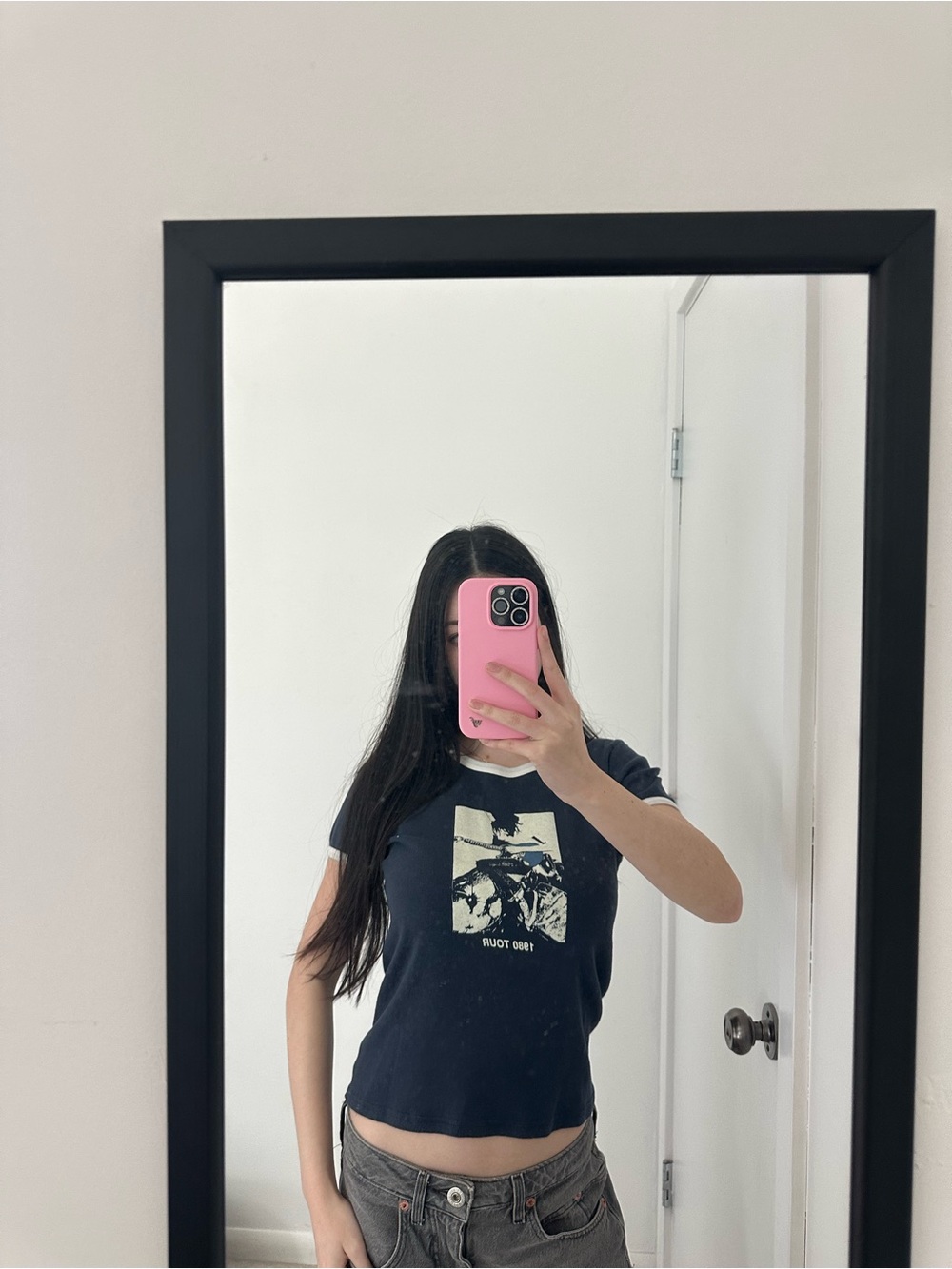Brandy Melville John Galt graphic 1980 tour tee